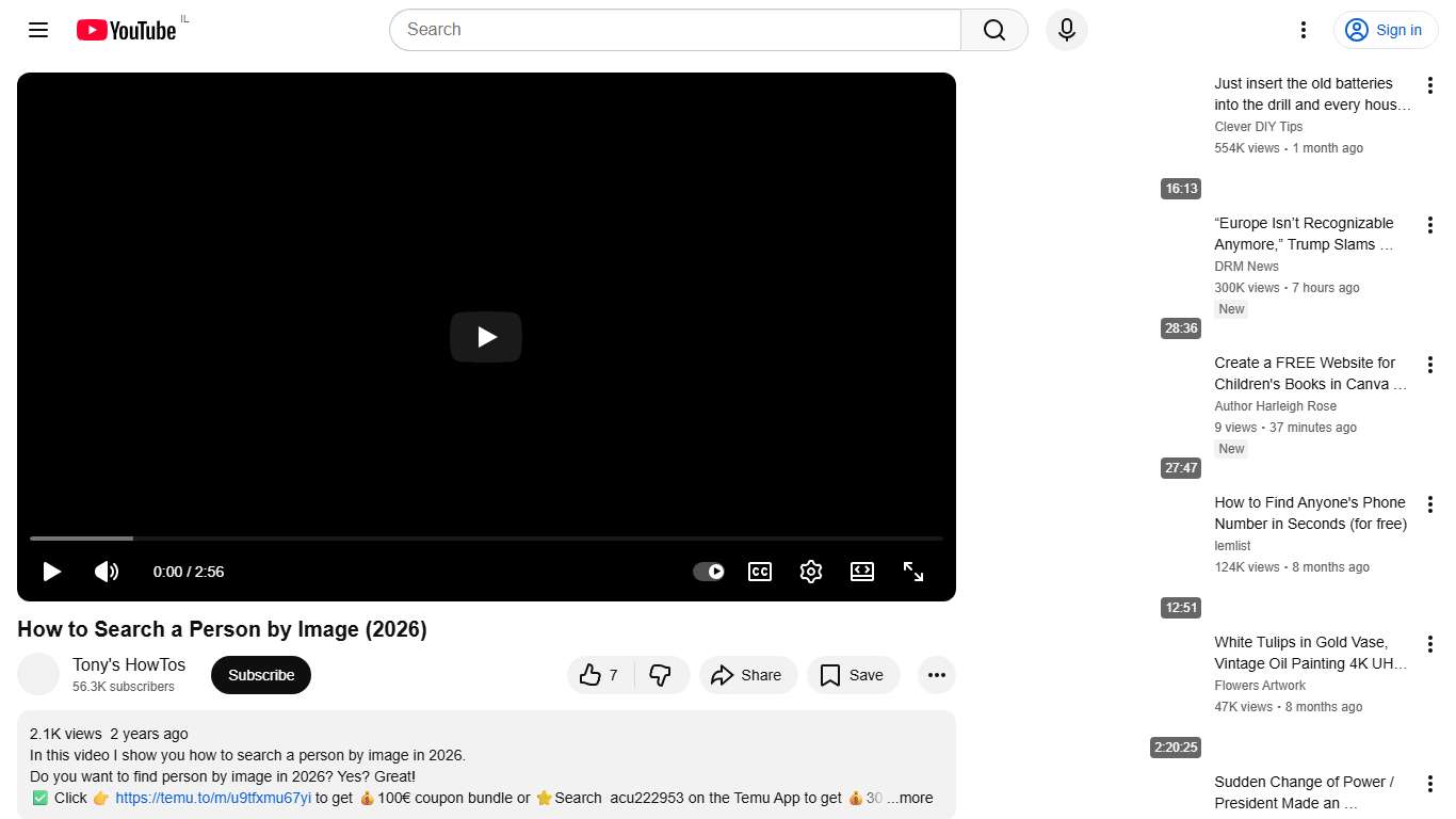 How to Search a Person by Image (2026) - YouTube
