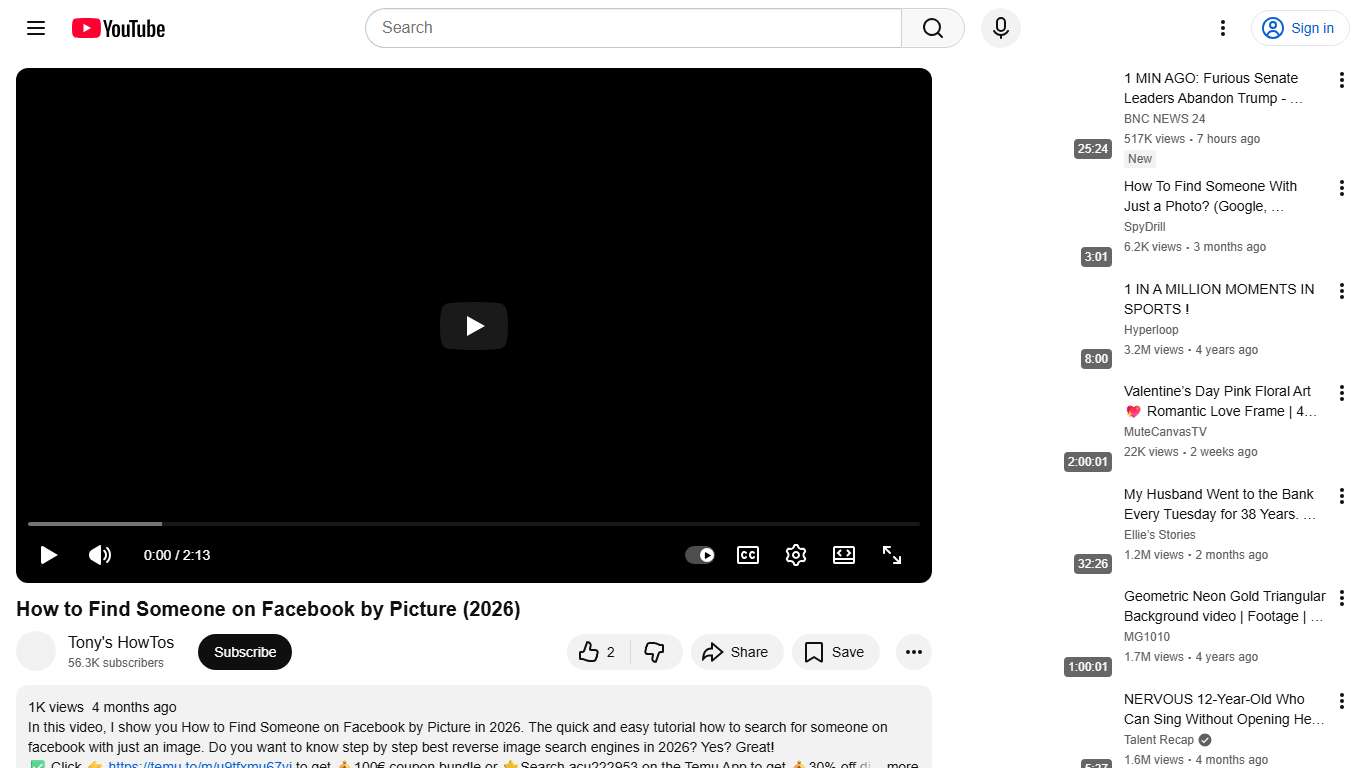 How to Find Someone on Facebook by Picture (2026) - YouTube
