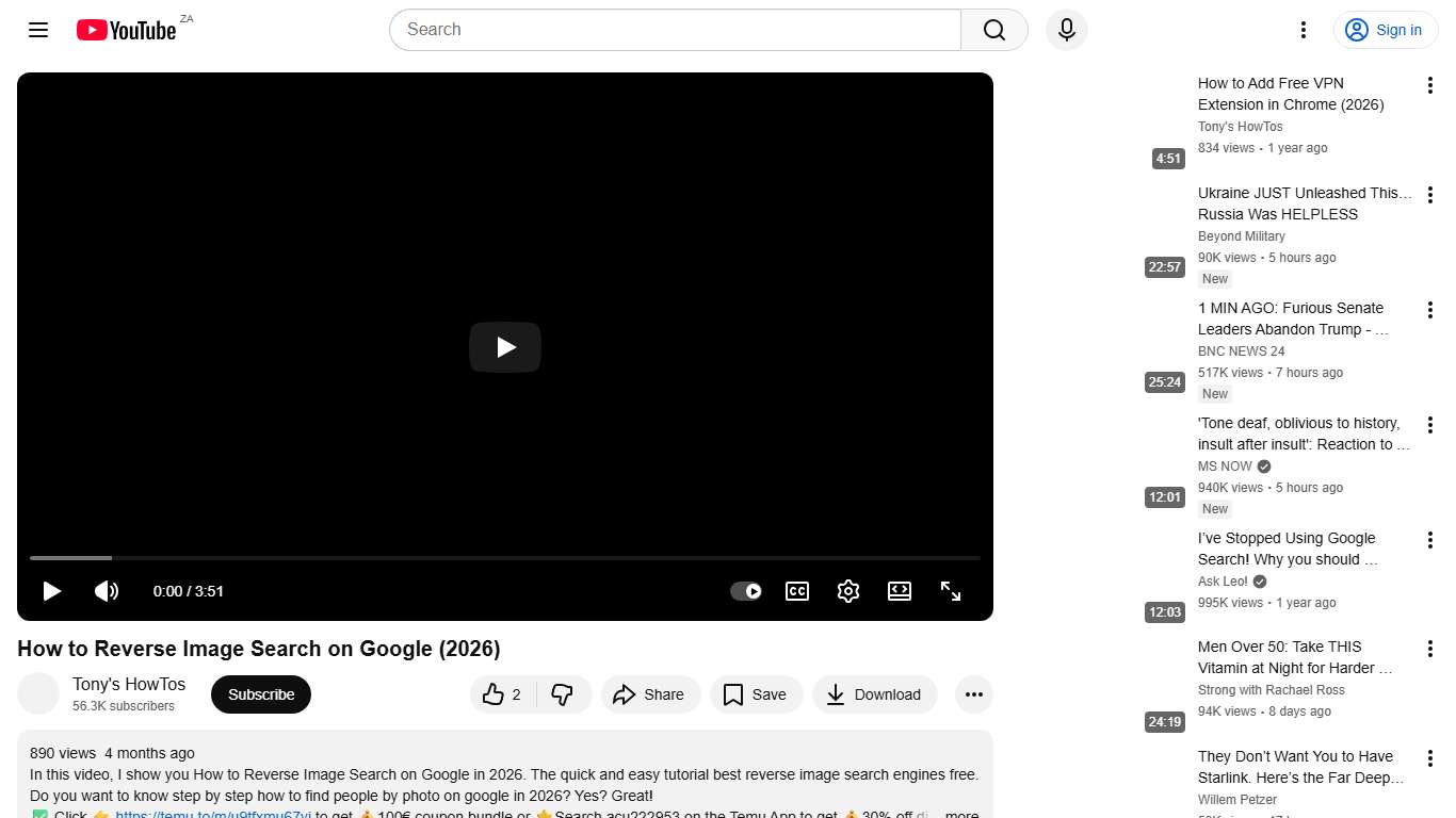 How to Reverse Image Search on Google (2026) - YouTube